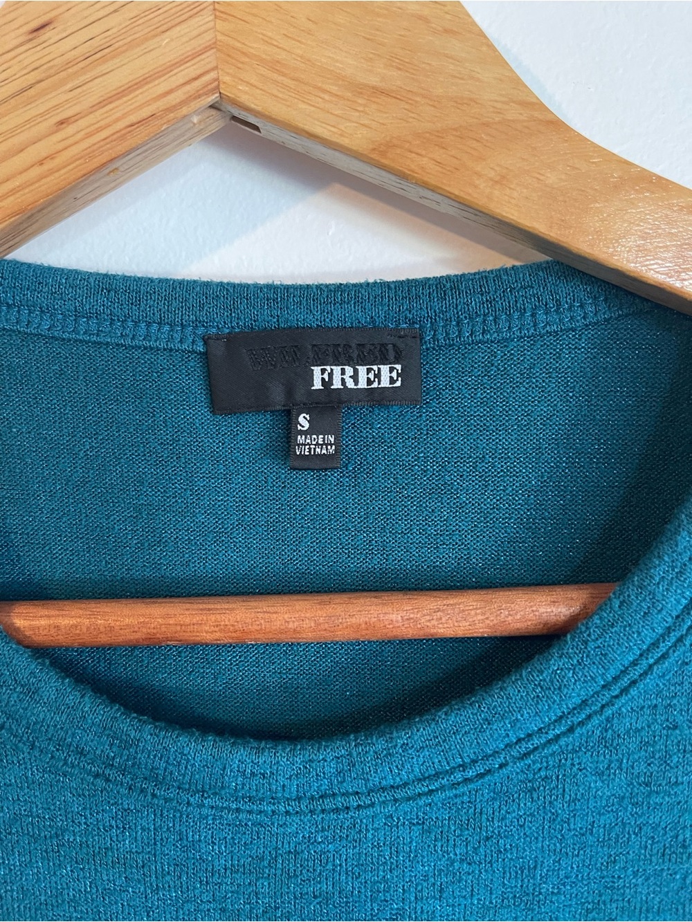 Wilfred Free Aritzia Teal High Neck Crop Tank Top S - Picture 3 of 4